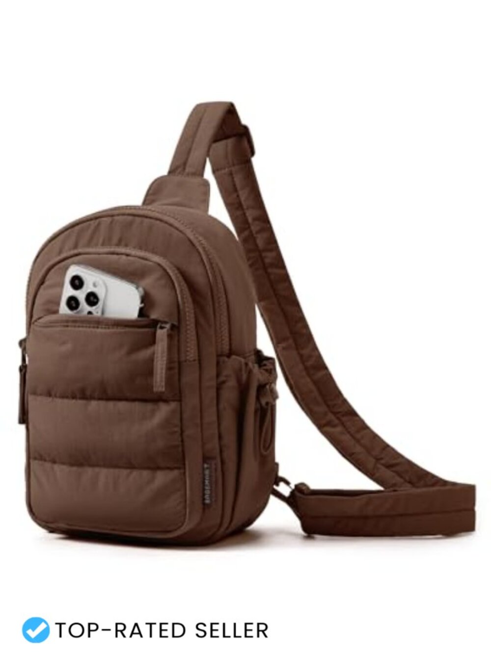 Puffer Sling Bag RFID Crossbody Travel Purse Lightweight Taslan